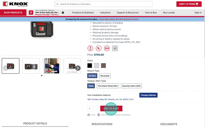 Ordering on Knoxbox.com - Step 14
