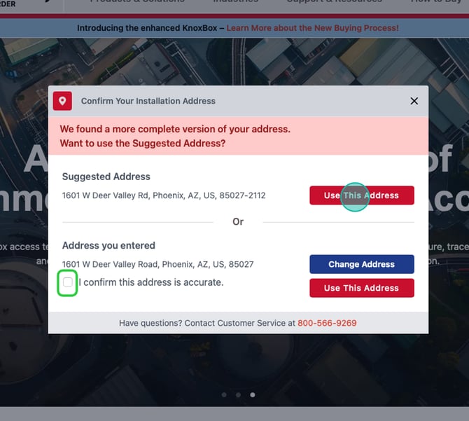 Ordering on Knoxbox.com - Step 6